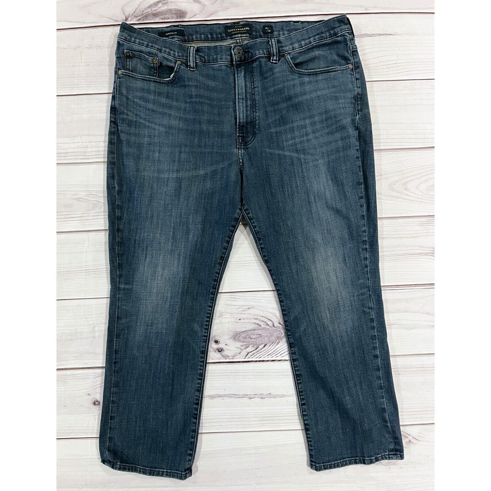 Lucky Brand Men's Jeans (Medium Wash, Size 44/30, Athletic Fit, Mid Rise)